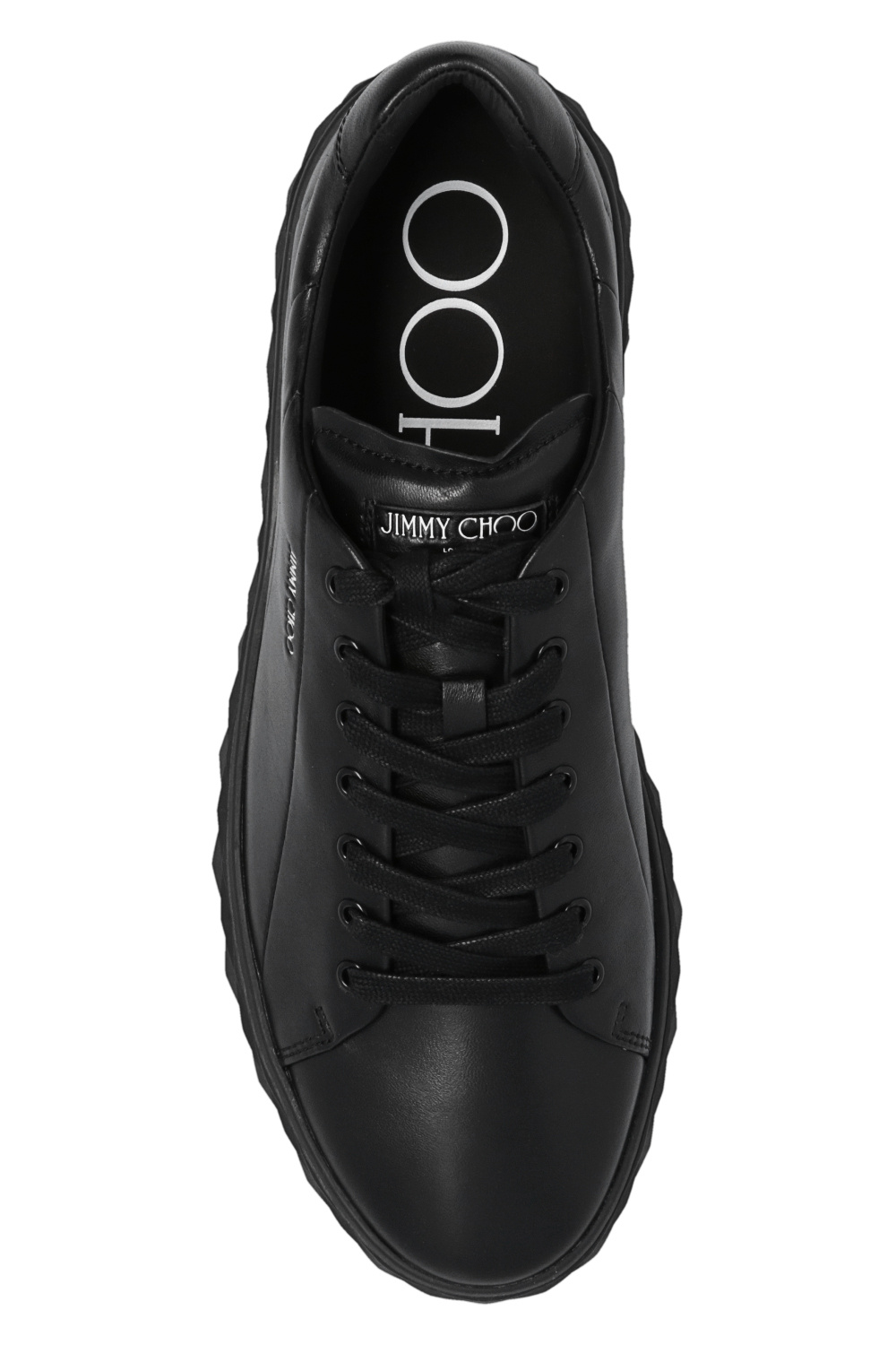 Jimmy choo black on sale trainers